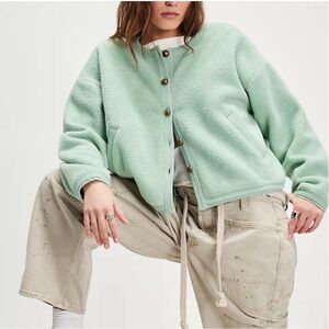 FREE PEOPLE Hug Me Sherpa Cardi